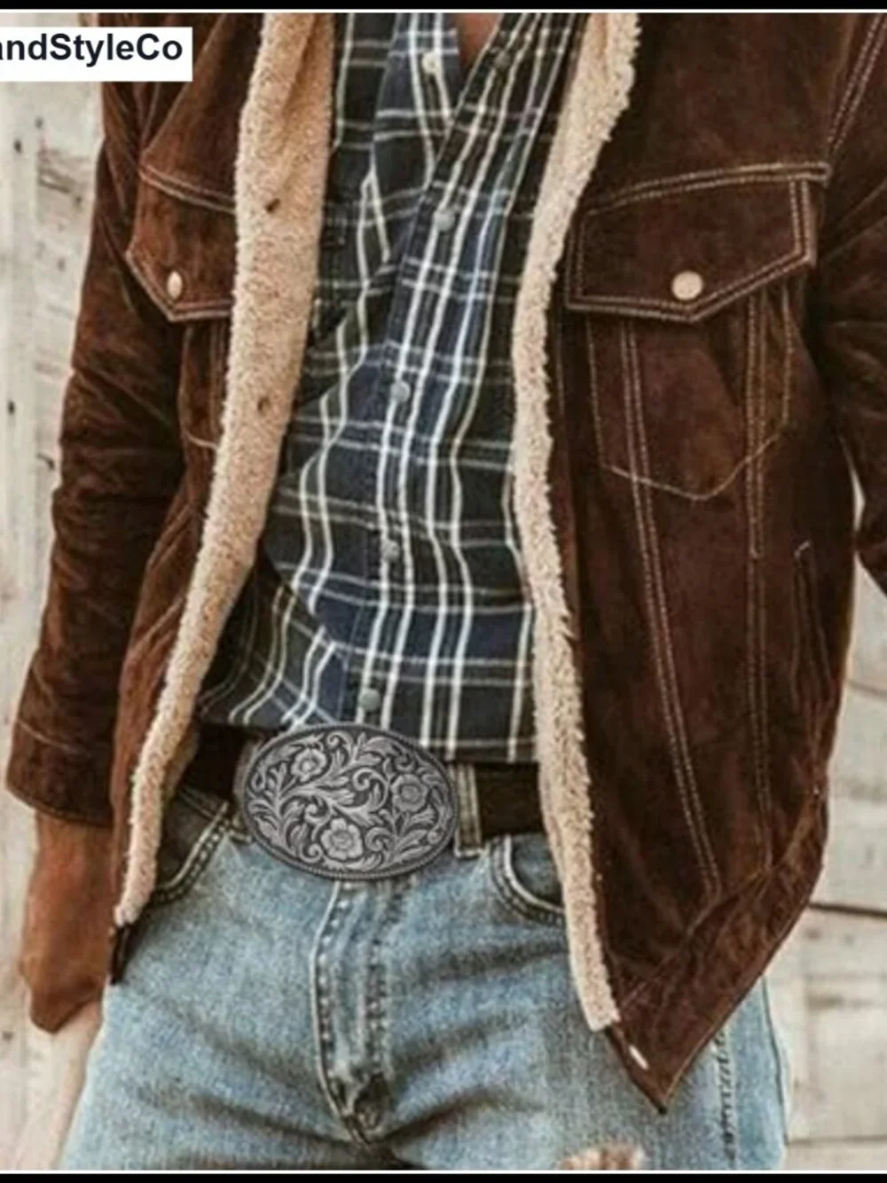 Vintage Floral Engraved Belt Buckle for Men Women Western Cowboy Oval Design